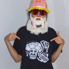 Eat Me Daddy T-shirt worn by the Wizard, showing the front print