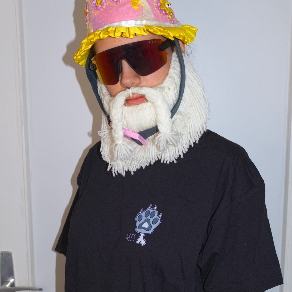 Kawaii Bear T-shirt worn by the Wizard, showing the small front paw print